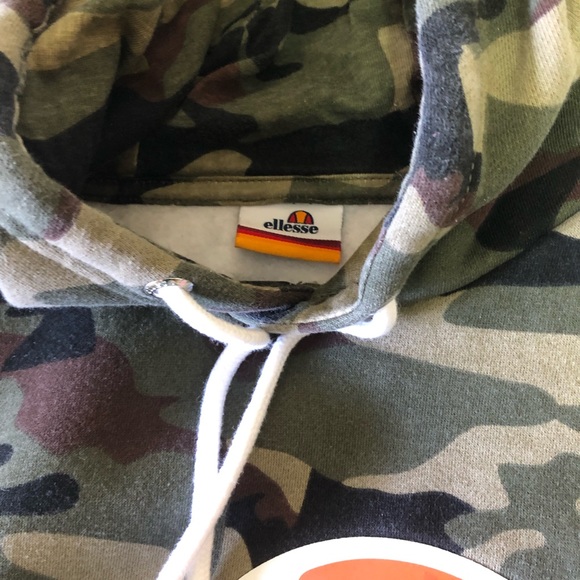 Ellesse Camo hoodie (camouflage) Men XS / Youth XL - Picture 2 of 5